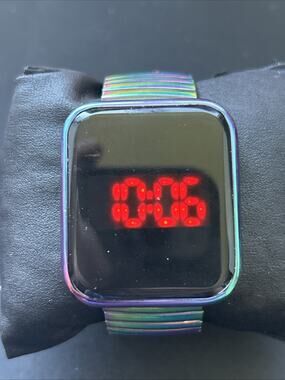 Accutime Rainbow Iridescent Kids Digital Watch